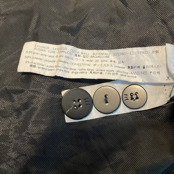 Zara Outerwear | Midi Trench Coat | Dark Blue - Picture 6 of 9